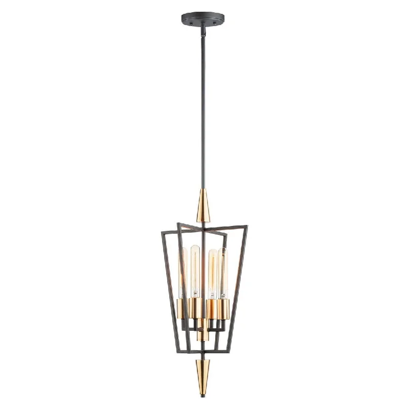 Energy - Efficient Industrial Lighting for Cost - SavingsWings 12 in. 4 Lights Pendant Light Black Finish Energy - Efficient Industrial Lighting for Cost - SavingsWings 12 in. 4 Lights Pendant Light Black Finish
