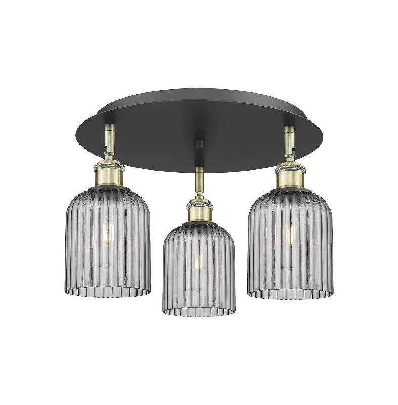 Energy - Efficient Industrial Lighting for Cost - SavingsDowntown Urban Three Light Flush Mount Energy - Efficient Industrial Lighting for Cost - SavingsDowntown Urban Three Light Flush Mount