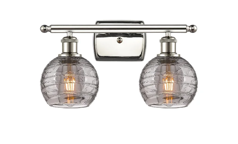 Industrial Wall - Mounted Lighting for Workshop WallsBallston Two Light Bath Vanity Industrial Wall - Mounted Lighting for Workshop WallsBallston Two Light Bath Vanity