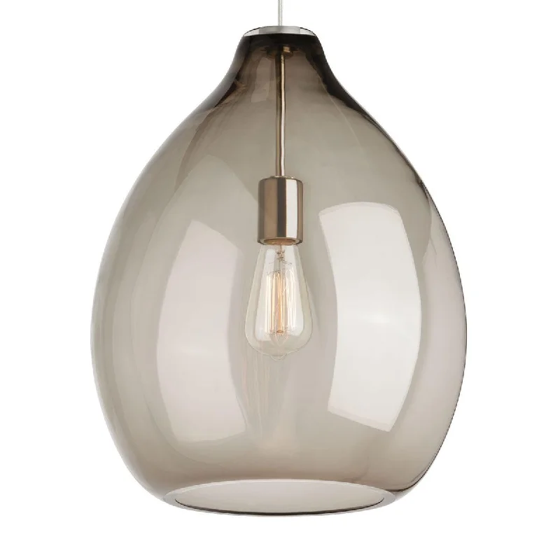 Industrial Lighting for Food Processing FactoriesQuinton 16 in. Bulb Pendant Light Smoke Black Finish