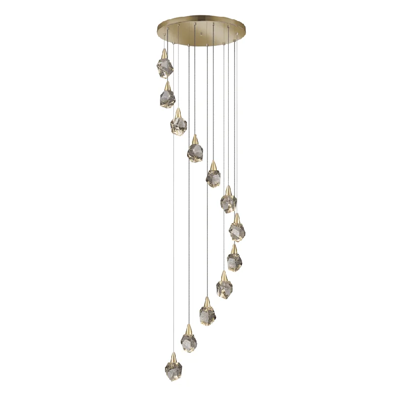 Track lighting with swivel heads for precise aimingAquaria Lamp 12 L, Matt Gold, Chrome Track lighting with swivel heads for precise aimingAquaria Lamp 12 L, Matt Gold, Chrome