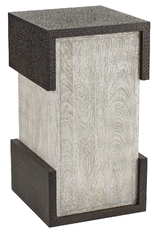 Track lighting with a decorative track designExeter Accent Table