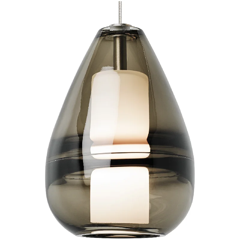 Track lighting with clear glass shadesMini Ella Pendant Kable Lite