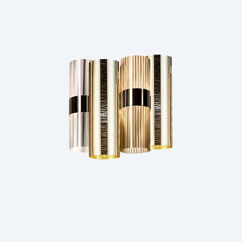 Contemporary track lighting in black finishLA LOLLO WALL - HANDMADE IN ITALY