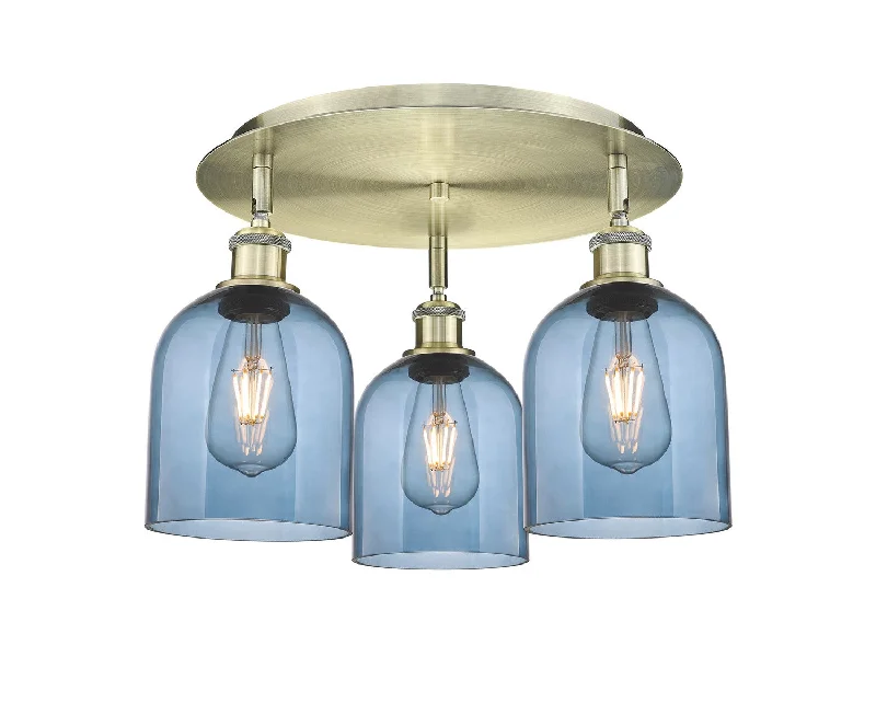 Industrial Lighting for Automotive Manufacturing PlantsDowntown Urban Three Light Flush Mount
