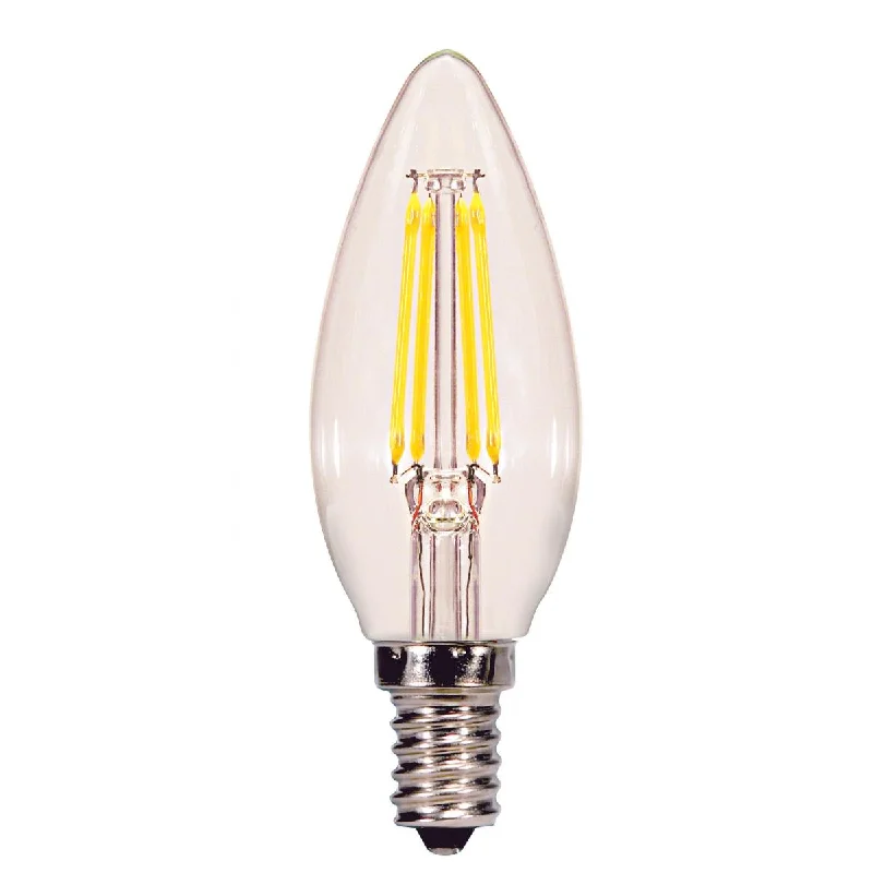Modern track lighting with LED bulbsSatco S29866 4W B11 LED Clear Candelabra Bulb E12 Base 5000K Modern track lighting with LED bulbsSatco S29866 4W B11 LED Clear Candelabra Bulb E12 Base 5000K