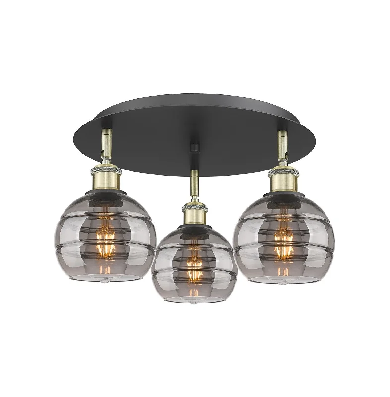 Color - Tunable Industrial Lighting for Special ApplicationsDowntown Urban Three Light Flush Mount Color - Tunable Industrial Lighting for Special ApplicationsDowntown Urban Three Light Flush Mount