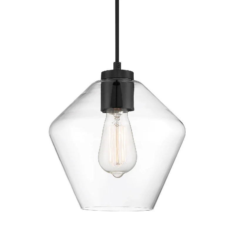 Industrial Area Lighting for Large Open SpacesClarity 9 in. Pendant Light Black Finish Industrial Area Lighting for Large Open SpacesClarity 9 in. Pendant Light Black Finish