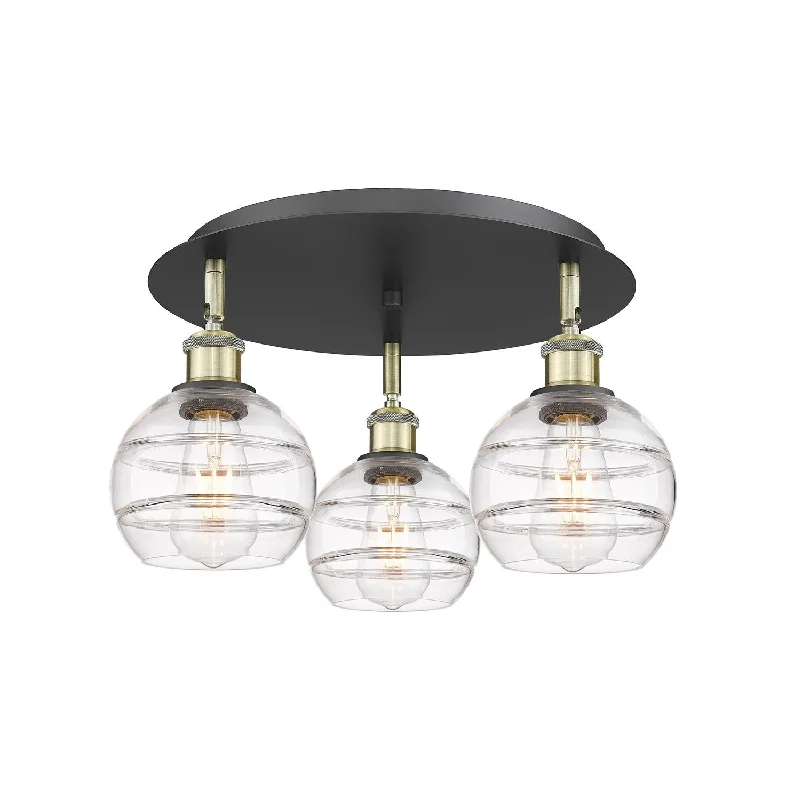 Waterproof Industrial Lighting for Wet AreasDowntown Urban Three Light Flush Mount Waterproof Industrial Lighting for Wet AreasDowntown Urban Three Light Flush Mount