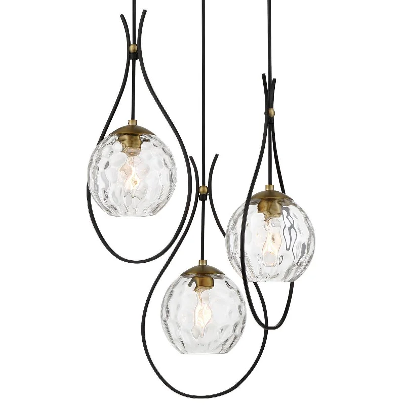 Energy - Efficient Industrial Lighting for Cost - SavingsCody 19 In. 3 Lights Pendant Light Black & brass Finish Energy - Efficient Industrial Lighting for Cost - SavingsCody 19 In. 3 Lights Pendant Light Black & brass Finish
