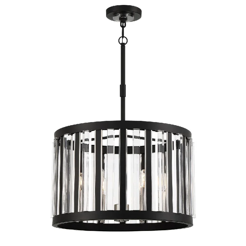 Waterproof Industrial Lighting for Wet AreasMajestic Splendor 23 In. 6 Lights Pendant Light Black & polished nickel Finish Waterproof Industrial Lighting for Wet AreasMajestic Splendor 23 In. 6 Lights Pendant Light Black & polished nickel Finish