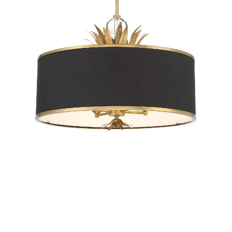 Low - Bay Industrial Lighting Fixtures for Small FactoriesCaprio 24 In. 4 Lights Pendant Light Brushed brass Finish Low - Bay Industrial Lighting Fixtures for Small FactoriesCaprio 24 In. 4 Lights Pendant Light Brushed brass Finish