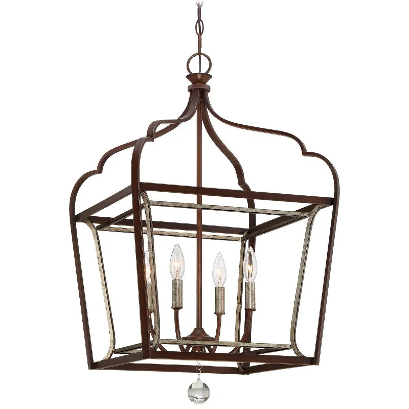 Industrial Flood Lighting for Outdoor Loading DocksAstrapia 18 in. 4 Lights Pendant Light Brown Finish Industrial Flood Lighting for Outdoor Loading DocksAstrapia 18 in. 4 Lights Pendant Light Brown Finish
