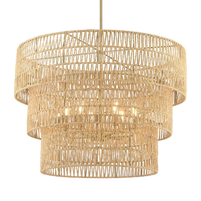 Durable Industrial Lighting for Harsh EnvironmentsBungalow Heaven 32 In. 6 Lights Pendant Light Brass Finish Durable Industrial Lighting for Harsh EnvironmentsBungalow Heaven 32 In. 6 Lights Pendant Light Brass Finish