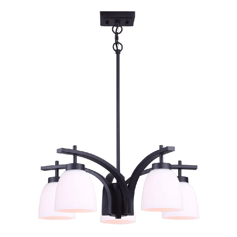 Track lighting with adjustable armsCanarm MACK ICH1077A05BK Matte Black Chandelier Five Lights Track lighting with adjustable armsCanarm MACK ICH1077A05BK Matte Black Chandelier Five Lights