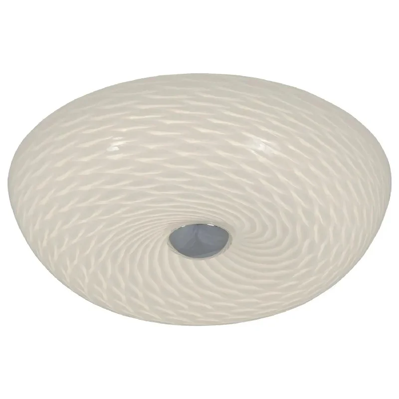 Industrial - style track lighting for loftsSwirled Flush Mount
