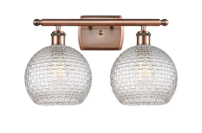 Industrial Wall - Mounted Lighting for Workshop WallsBallston Two Light Bath Vanity Industrial Wall - Mounted Lighting for Workshop WallsBallston Two Light Bath Vanity
