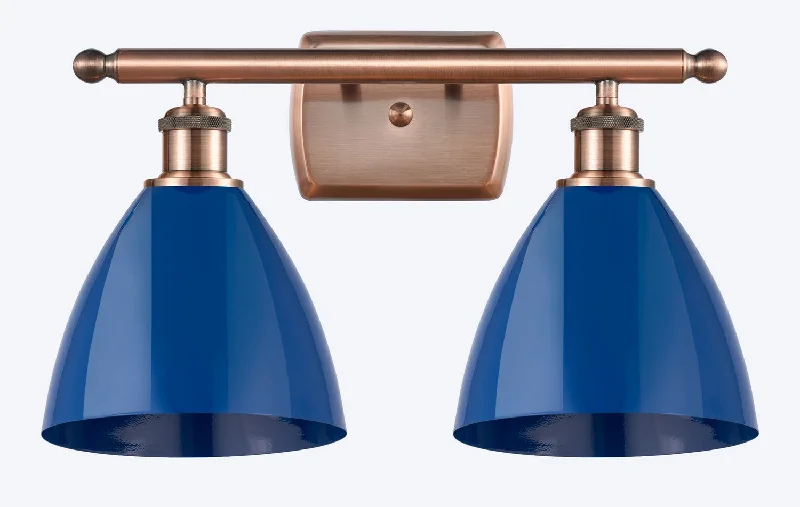 Industrial Lighting for Metal Fabrication ShopsBallston Two Light Bath Vanity