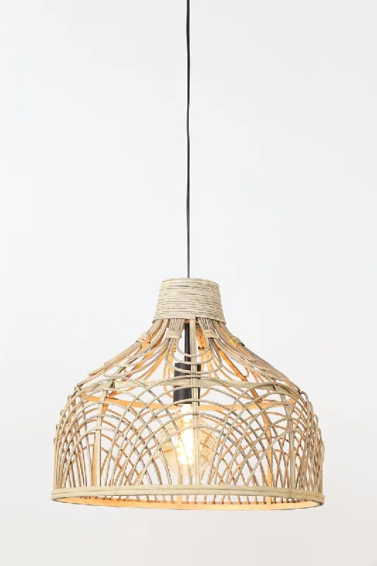 Track lighting with a sleek profilePocita Hanging Lamp Rattan Natural - Brown Finish