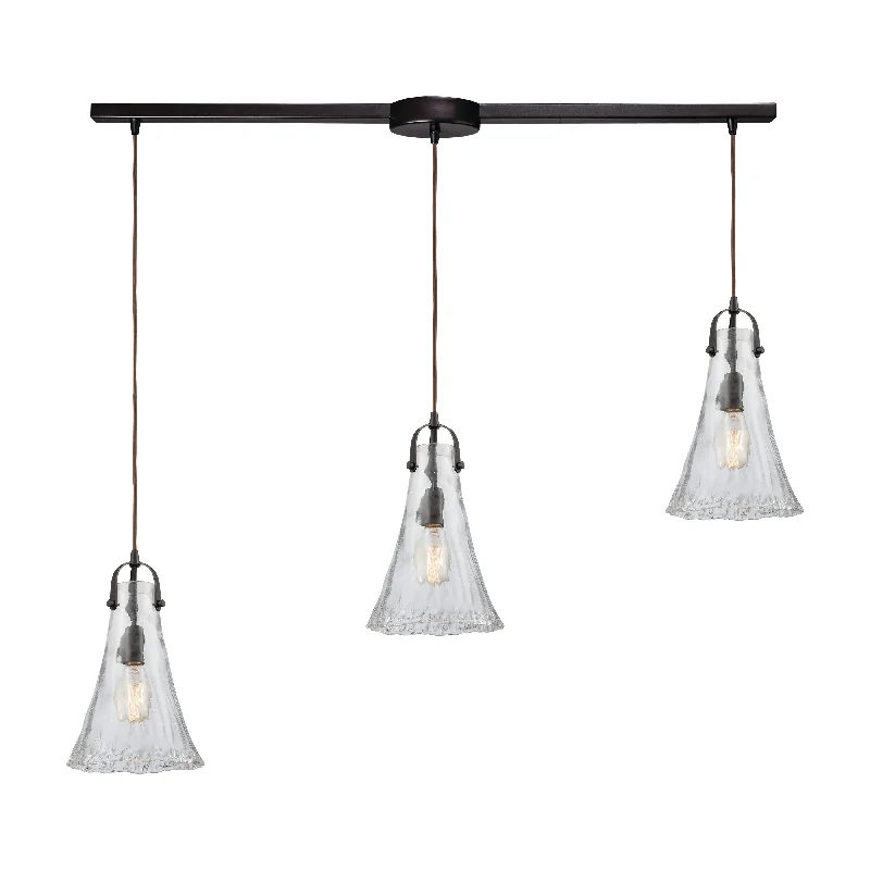 Track lighting for photography studiosHand Formed Glass 38" Wide 3-Light Mini Pendant Track lighting for photography studiosHand Formed Glass 38" Wide 3-Light Mini Pendant