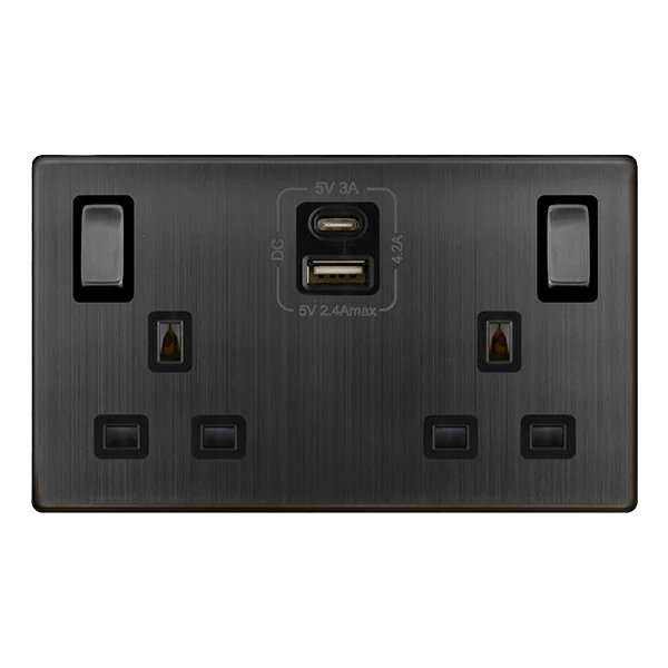 Track lighting for accentuating artworksDefinity 13A Ingot 2 Gang Switched Safety Shutter Socket With Type A & C Usb Track lighting for accentuating artworksDefinity 13A Ingot 2 Gang Switched Safety Shutter Socket With Type A & C Usb