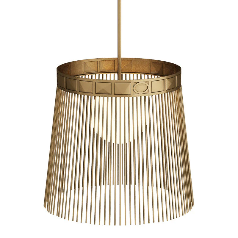 Track lighting with a brushed nickel finishEmpire Pendant