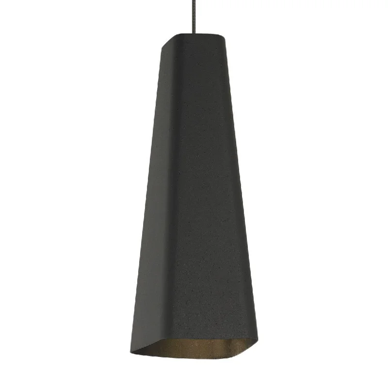 Industrial Lighting for Food Processing FactoriesRhonan 4 in. Pendant Light Satin Nickel hardware Black Finish Industrial Lighting for Food Processing FactoriesRhonan 4 in. Pendant Light Satin Nickel hardware Black Finish