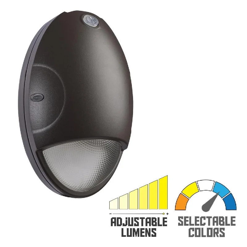 Industrial Task Lighting for Precision WorkstationsEmergency Battery Backup Wall Light, 1800 Lm, On/Off Photocell, 35K|40K|50K, Bronze, 120-277V Industrial Task Lighting for Precision WorkstationsEmergency Battery Backup Wall Light, 1800 Lm, On/Off Photocell, 35K|40K|50K, Bronze, 120-277V