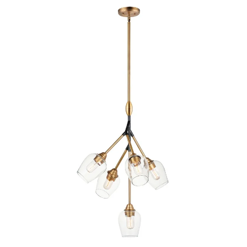 Industrial Lighting for Electronics ManufacturingSavvy 24 in. 5 Lights Pendant Light Antique Brass Finish Industrial Lighting for Electronics ManufacturingSavvy 24 in. 5 Lights Pendant Light Antique Brass Finish