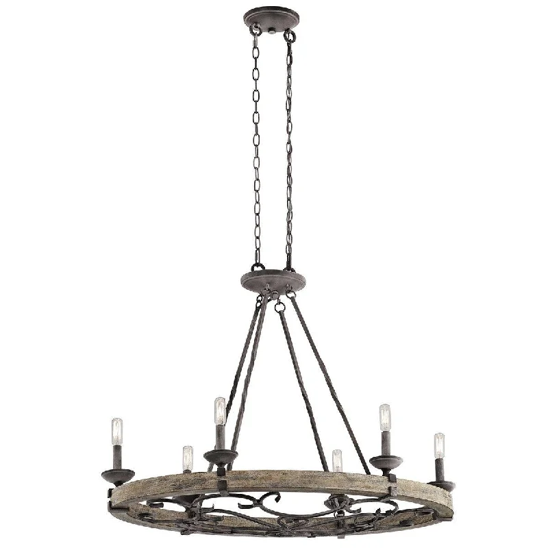 Adjustable Industrial Lighting for Flexible IlluminationTaulbee 36 in. 6 Lights Pendant Light Weathered Zinc Finish Adjustable Industrial Lighting for Flexible IlluminationTaulbee 36 in. 6 Lights Pendant Light Weathered Zinc Finish
