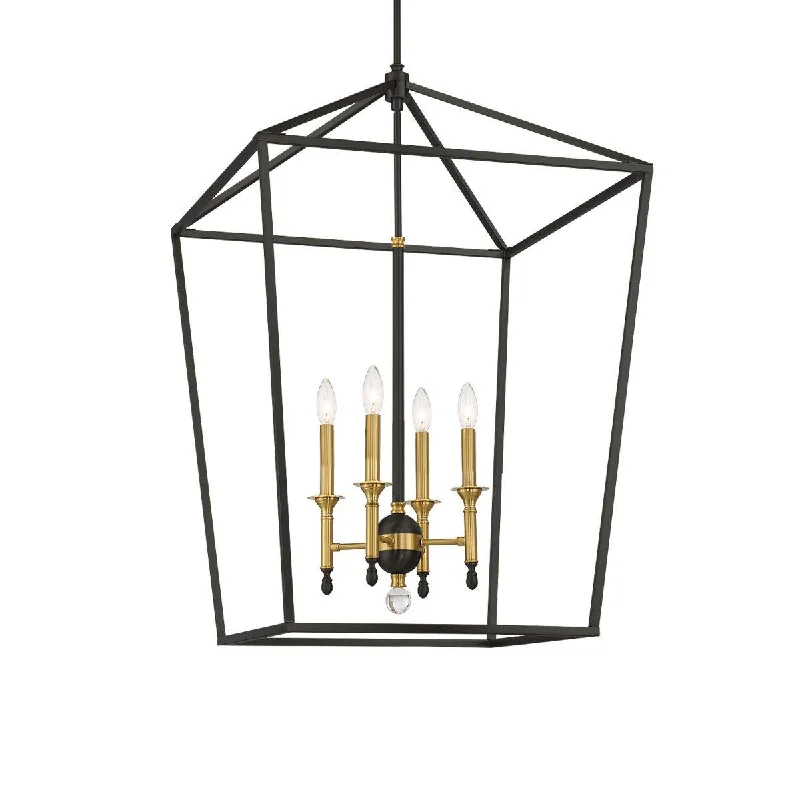 Industrial Lighting for Printing Press FacilitiesTownhall 24 In. 4 Lights Pendant Light Black & brass Finish Industrial Lighting for Printing Press FacilitiesTownhall 24 In. 4 Lights Pendant Light Black & brass Finish