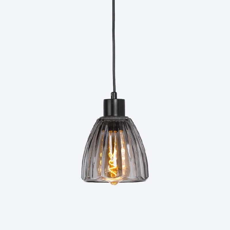 Contemporary track lighting in black finishSODA GLASS ONLY