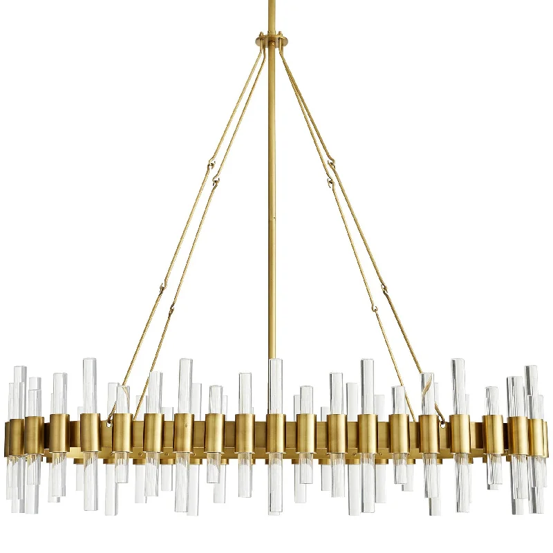 Track lighting for illuminating walkwaysHaskell Oval Chandelier