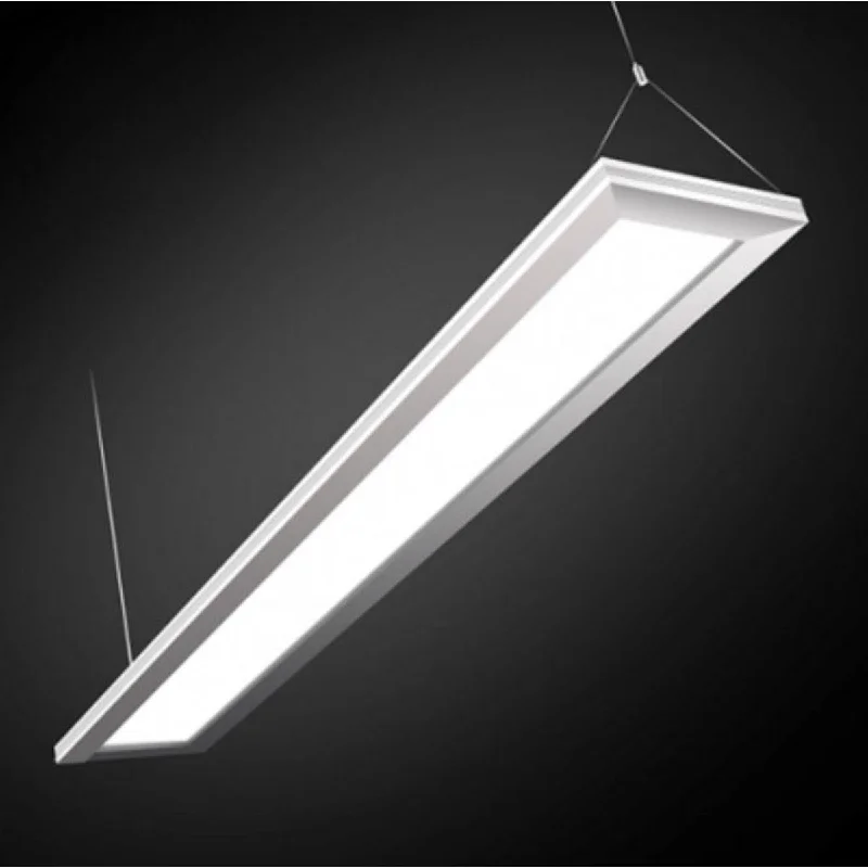 Industrial Lighting for Electronics Manufacturing47 in. Linear LED Pendant Light White finish Industrial Lighting for Electronics Manufacturing47 in. Linear LED Pendant Light White finish