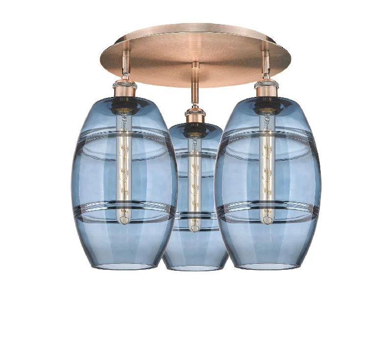 Explosion - Proof Industrial Lighting for Hazardous LocationsDowntown Urban Three Light Flush Mount Explosion - Proof Industrial Lighting for Hazardous LocationsDowntown Urban Three Light Flush Mount