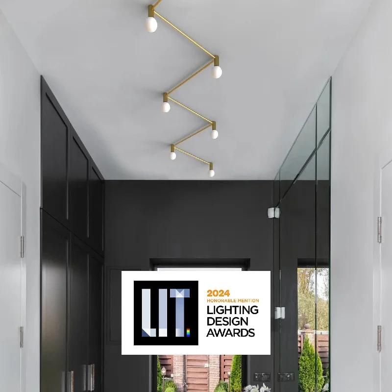 Track lighting for rental propertiesMAZE CEILING ZIGZAG
