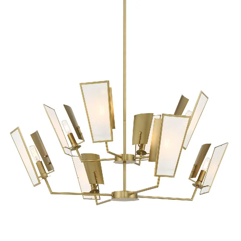 Durable Industrial Lighting for Harsh EnvironmentsRicochet 40 In. 8 Lights Pendant Light Brass Finish Durable Industrial Lighting for Harsh EnvironmentsRicochet 40 In. 8 Lights Pendant Light Brass Finish