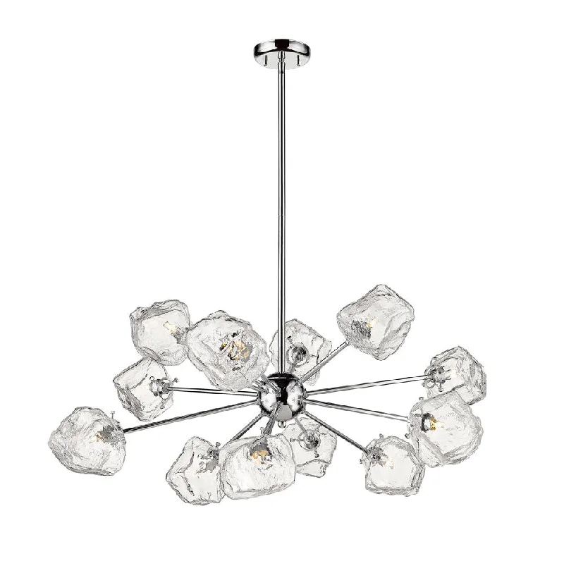 Wireless track lighting for easy installationCanarm P0488-12CH Rockport 12 Light Glass Cube Chandelier Wireless track lighting for easy installationCanarm P0488-12CH Rockport 12 Light Glass Cube Chandelier