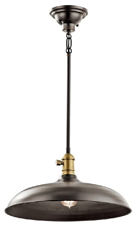Industrial Pendant Lighting for Machine ShopsCobson 16 in. Pendant Light Bronze Finish Industrial Pendant Lighting for Machine ShopsCobson 16 in. Pendant Light Bronze Finish