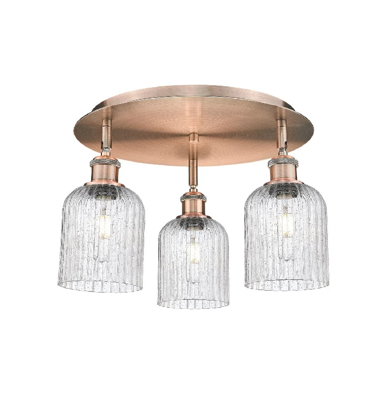 Dust - Resistant Industrial Lighting for Dirty WorkspacesDowntown Urban Three Light Flush Mount Dust - Resistant Industrial Lighting for Dirty WorkspacesDowntown Urban Three Light Flush Mount
