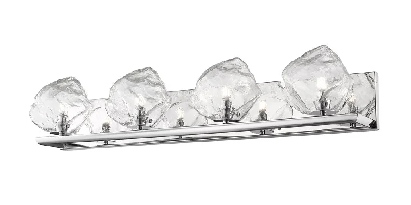 Track lighting for outdoor gardensCanarm W0488-04CH Rockport Glass Cube Vanity Light with Four Lights Track lighting for outdoor gardensCanarm W0488-04CH Rockport Glass Cube Vanity Light with Four Lights