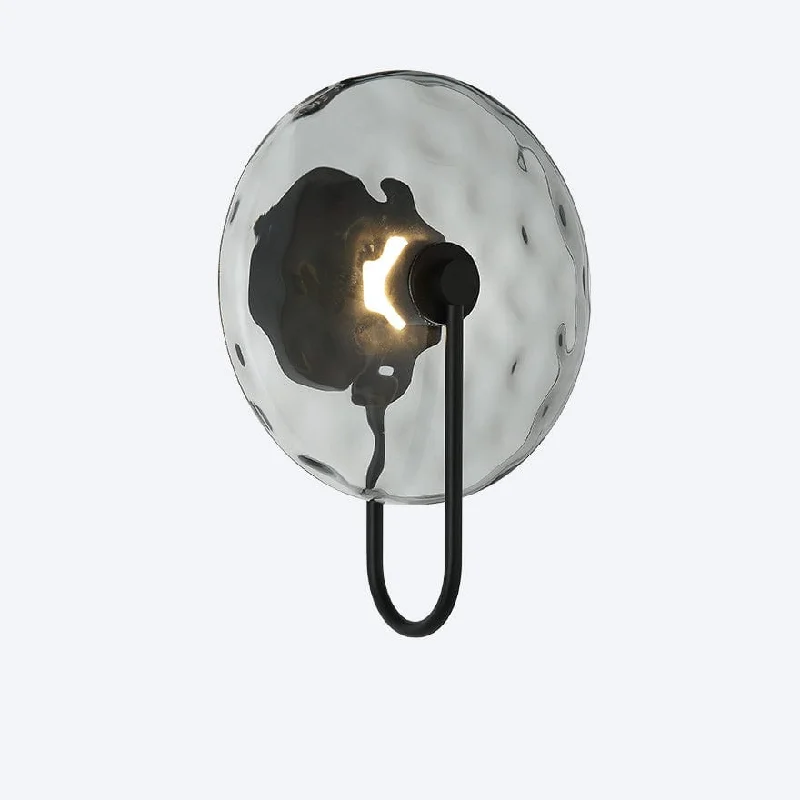Modern track lighting with LED bulbsMISSI WALL BRACKET + GLASS