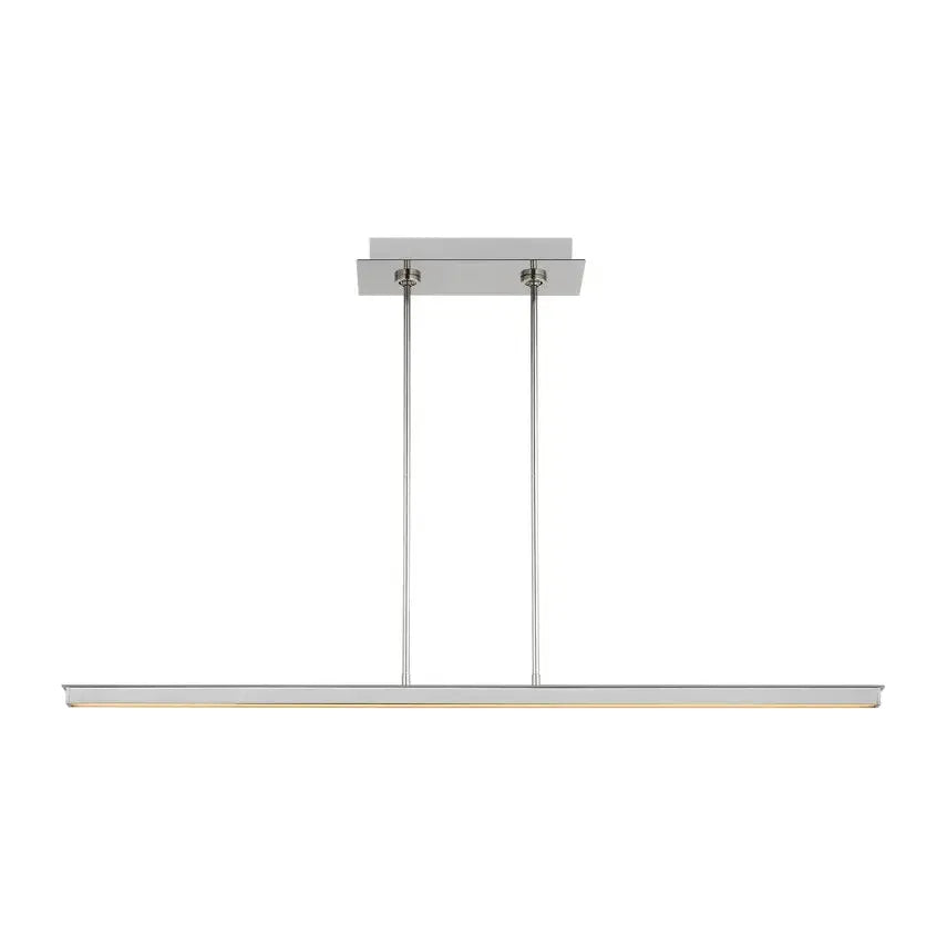 Modern track lighting with LED bulbsStagger 48 Linear Suspension