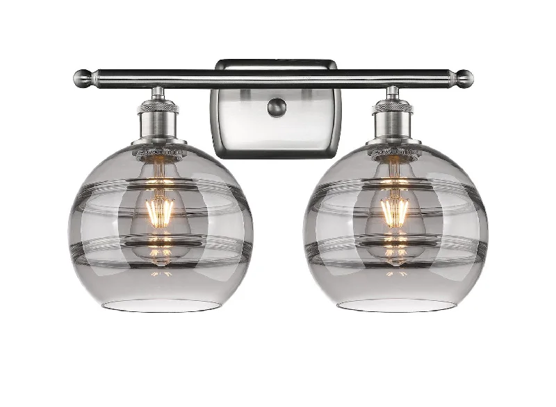 Industrial Lighting for Woodworking FactoriesBallston Two Light Bath Vanity