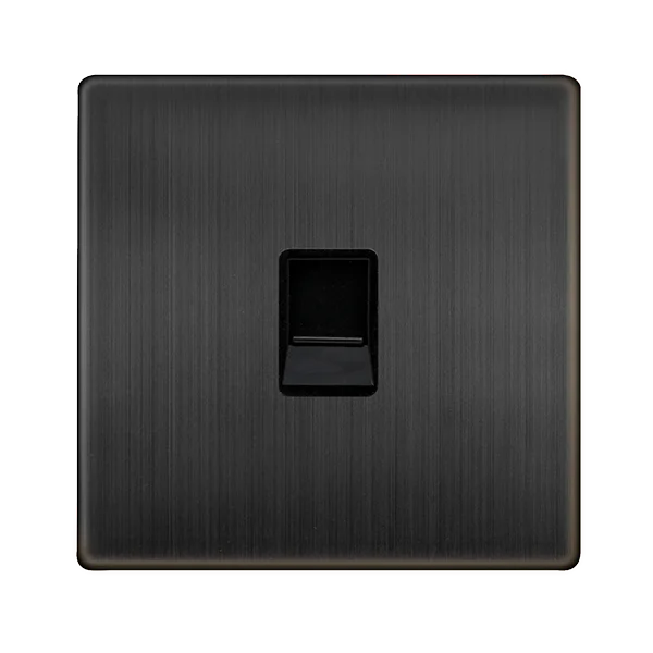 Dimmable track lighting for home officesDefinity Single Rj11 (Irish/Us) Outlet - Matt Bronze Cover Plate - Black Insert Dimmable track lighting for home officesDefinity Single Rj11 (Irish/Us) Outlet - Matt Bronze Cover Plate - Black Insert