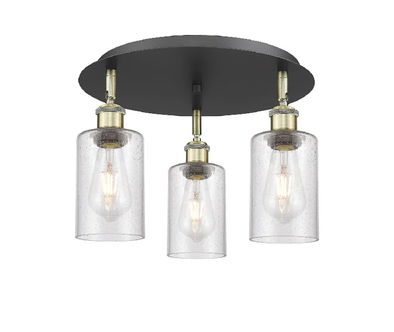Industrial Lighting for Pharmaceutical ManufacturingDowntown Urban Three Light Flush Mount Industrial Lighting for Pharmaceutical ManufacturingDowntown Urban Three Light Flush Mount