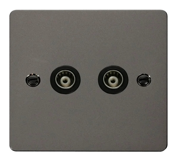 Track lighting for updating office lobbiesDefine 2 Gang Isolated Coaxial Socket
