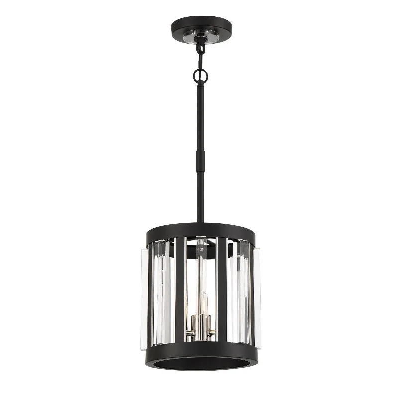 Color - Tunable Industrial Lighting for Special ApplicationsMajestic Splendor 11 In. 3 Lights Pendant Light Black & polished nickel Finish Color - Tunable Industrial Lighting for Special ApplicationsMajestic Splendor 11 In. 3 Lights Pendant Light Black & polished nickel Finish