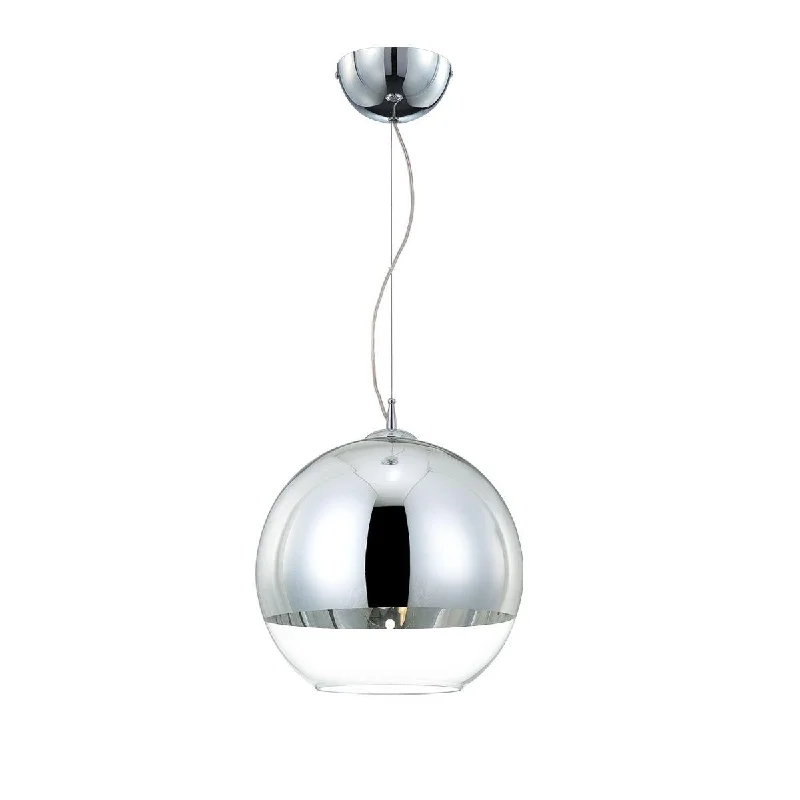 Industrial Pendant Lighting for Machine ShopsChromos 12 In Pendant Light Chrome Finish Industrial Pendant Lighting for Machine ShopsChromos 12 In Pendant Light Chrome Finish