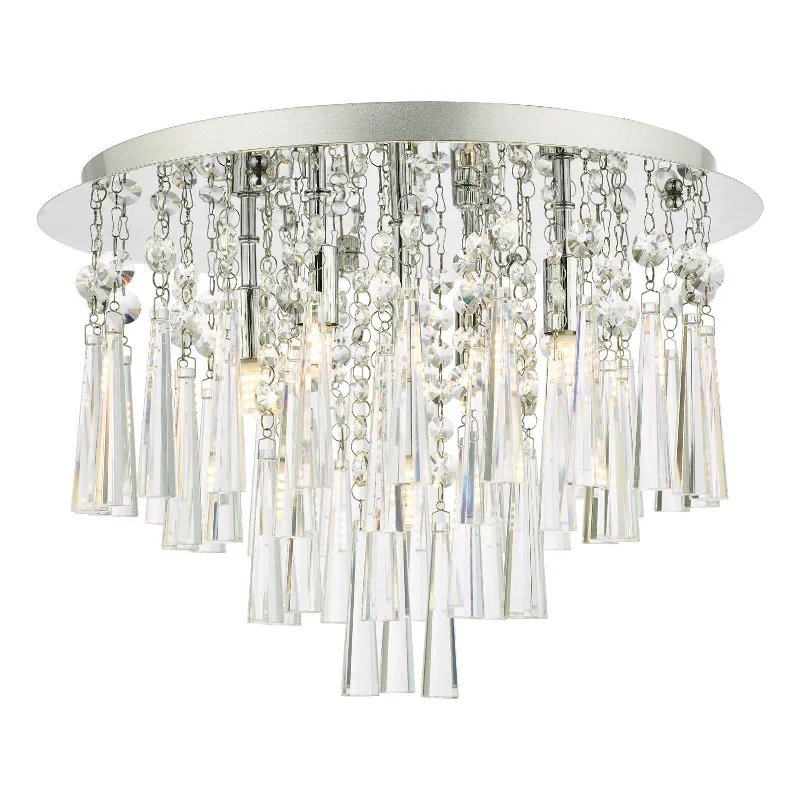 Track lighting for highlighting kitchen cabinetsIclyn 5 Light Flush Polished Chrome Crystal Track lighting for highlighting kitchen cabinetsIclyn 5 Light Flush Polished Chrome Crystal